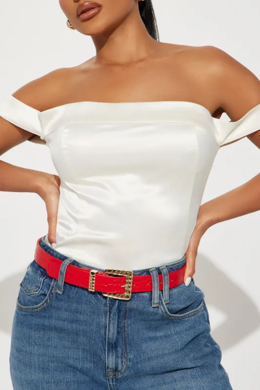 On My Terms Belt - Red sold by Fashion Nova