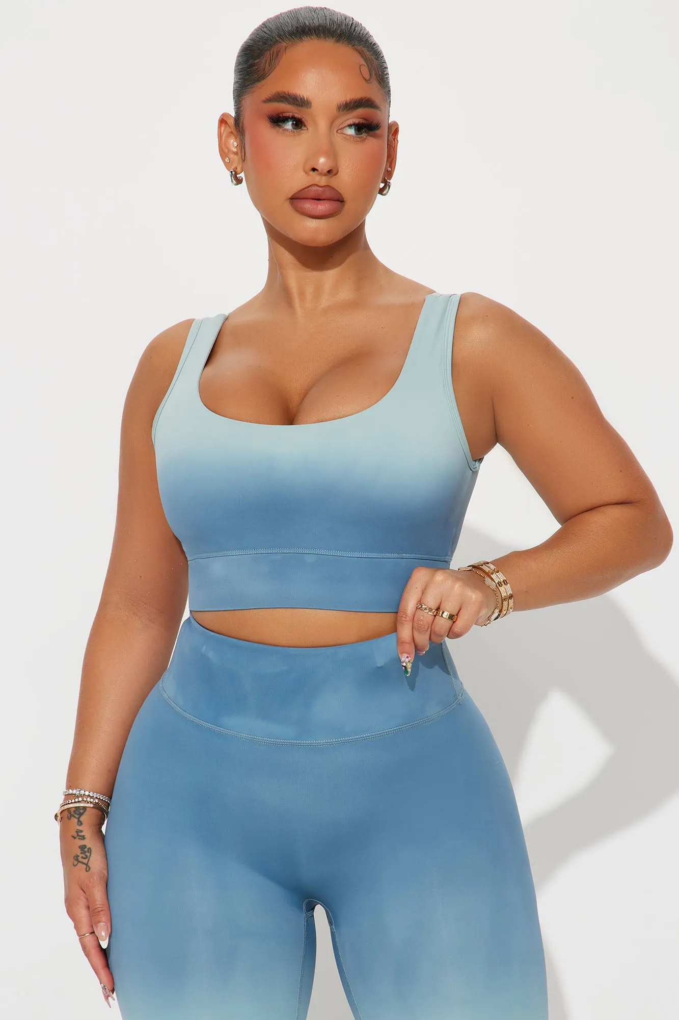 Summer Fit Ombre Active Set - Blue/combo sold by Fashion Nova product image thumbnail 2