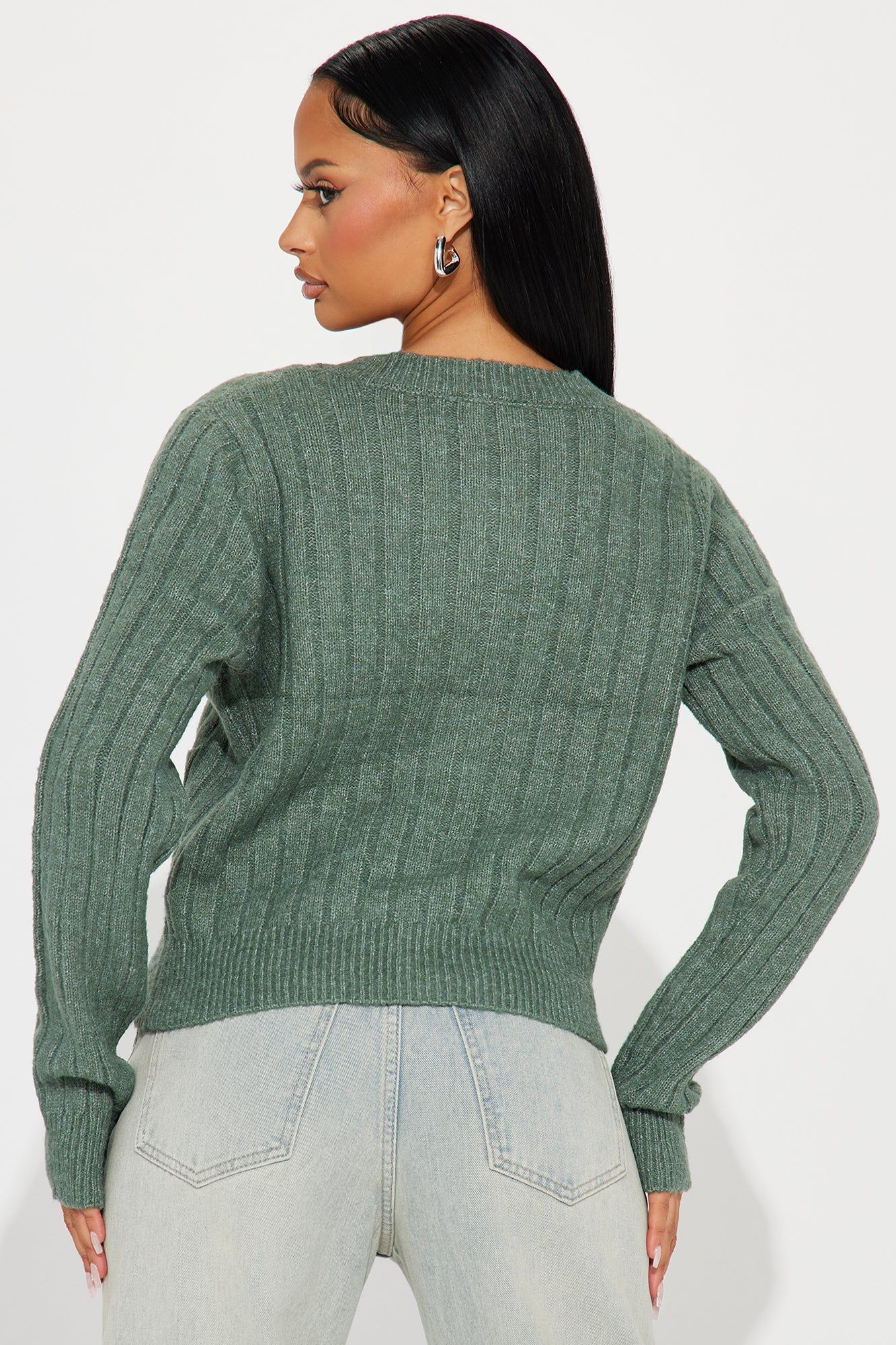 Carrie Cardigan - Green sold by Fashion Nova product image thumbnail 3
