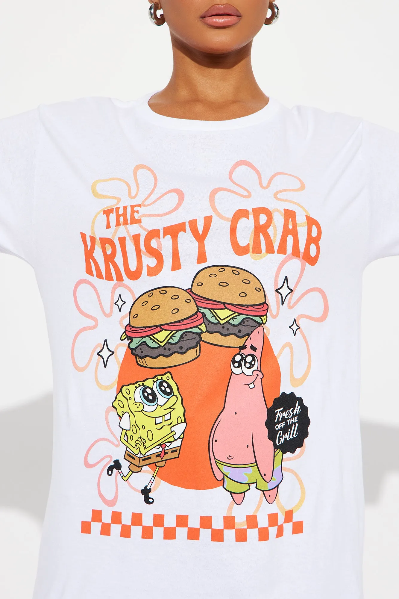 The Krusty Crab Spongebob Tee - White sold by Fashion Nova product image thumbnail 2