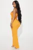 Anything For You Textured Skirt Set - Orange sold by Fashion Nova