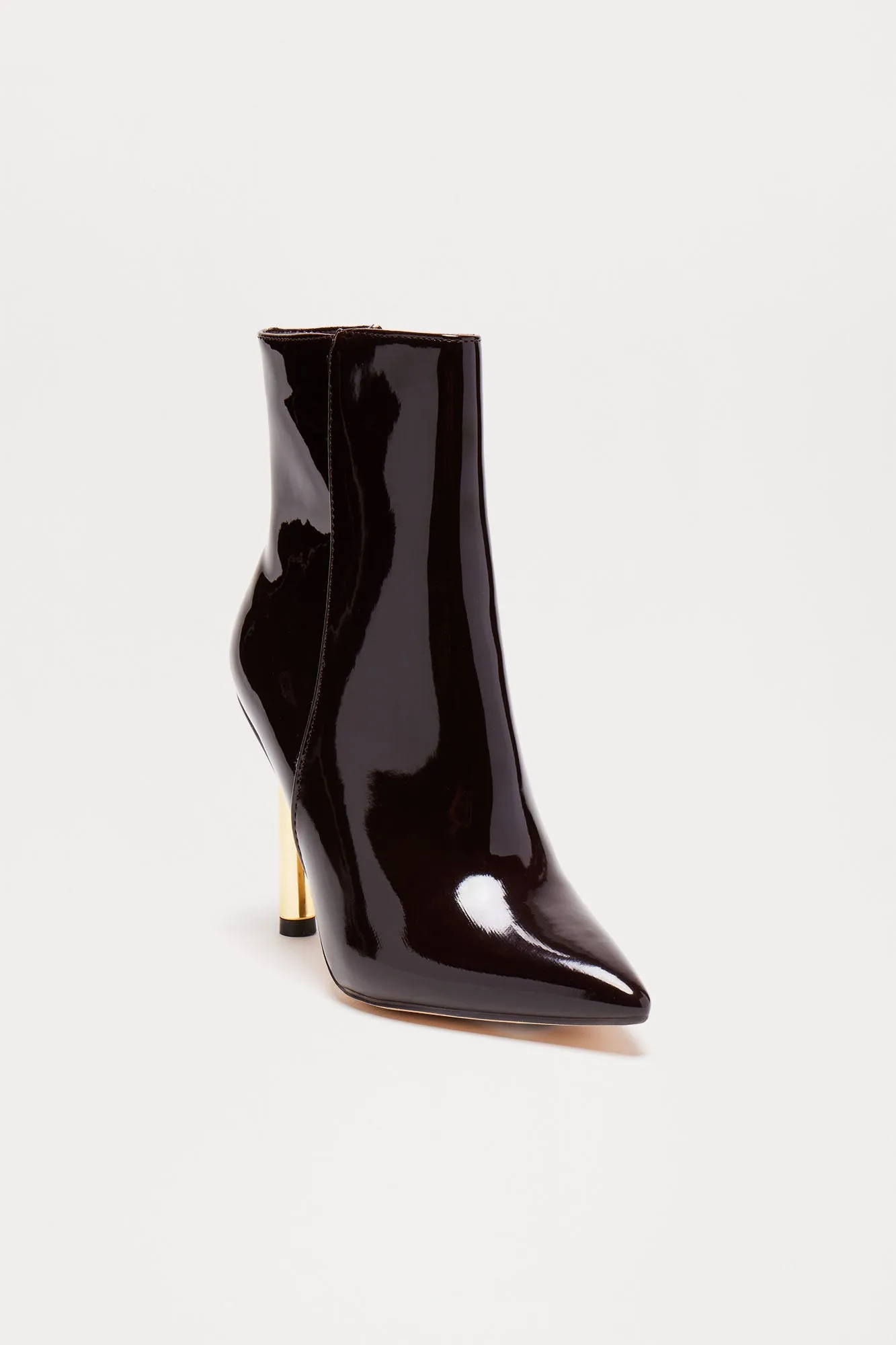 Keegan Heeled Booties - Brown sold by Fashion Nova product image thumbnail 3