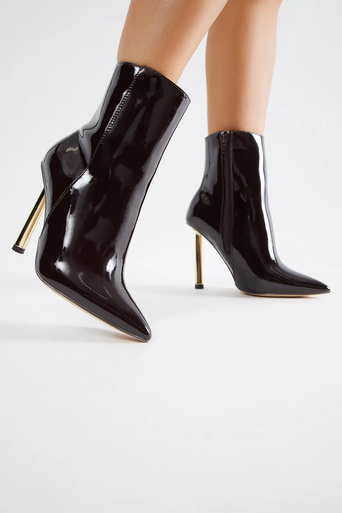 Keegan Heeled Booties - Brown sold by Fashion Nova product image thumbnail 2