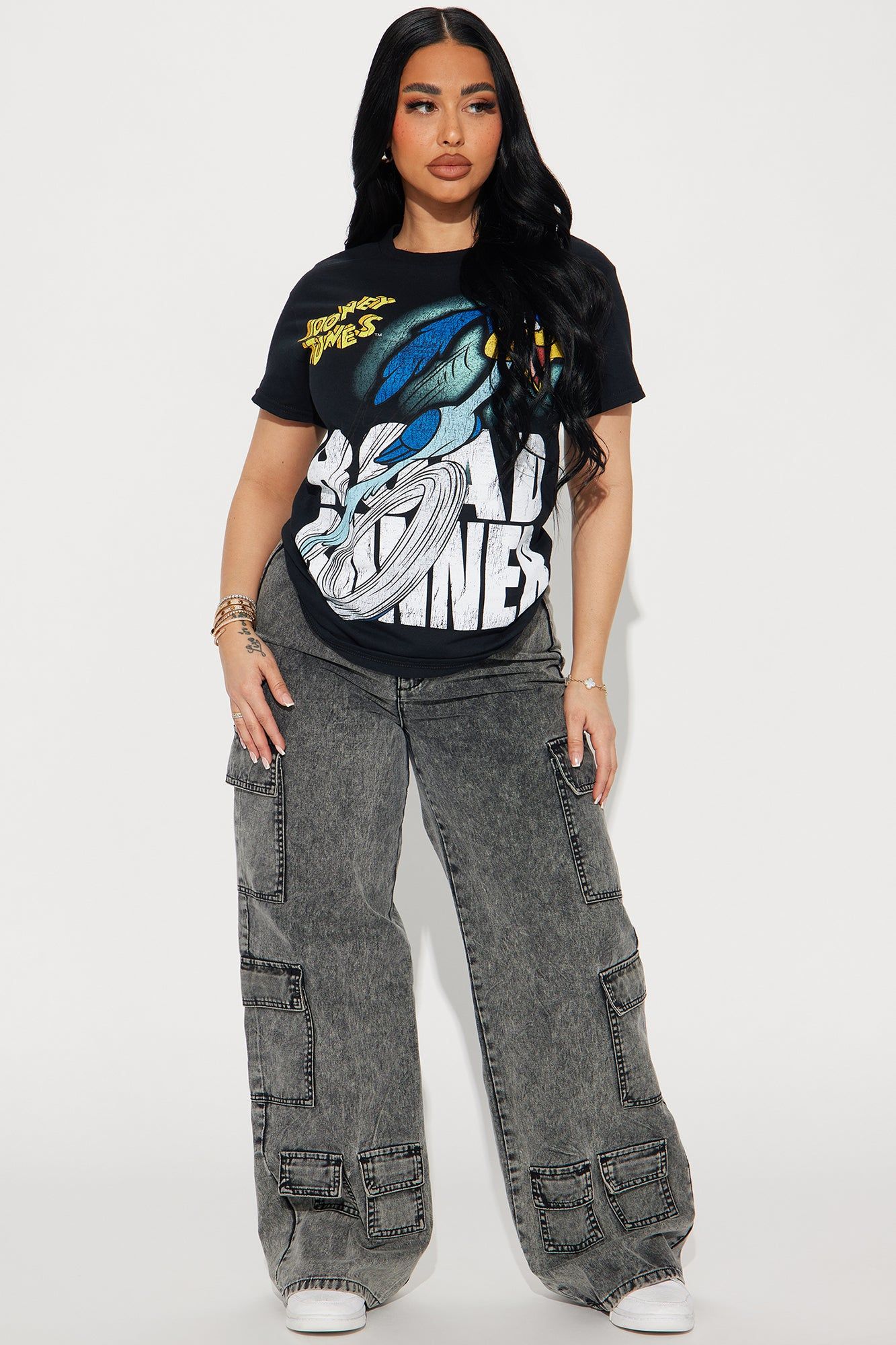Looney Tunes Road Runner Tee - Black sold by Fashion Nova product image thumbnail 3