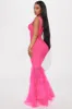 Charline Tulle Bandage Gown - Hot Pink sold by Fashion Nova