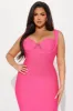 Charline Tulle Bandage Gown - Hot Pink sold by Fashion Nova