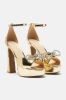 Embrace It Embellished Heels - Gold sold by Fashion Nova