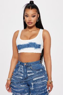 Brooklyn Super Crop Top - Ivory made by Fashion Nova