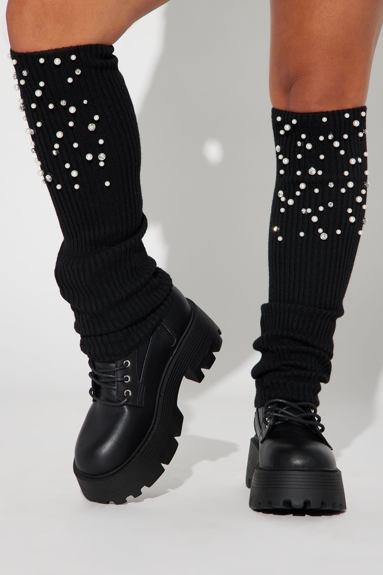 Queen Of Winter Leg Warmers - Black sold by Fashion Nova product image thumbnail 2