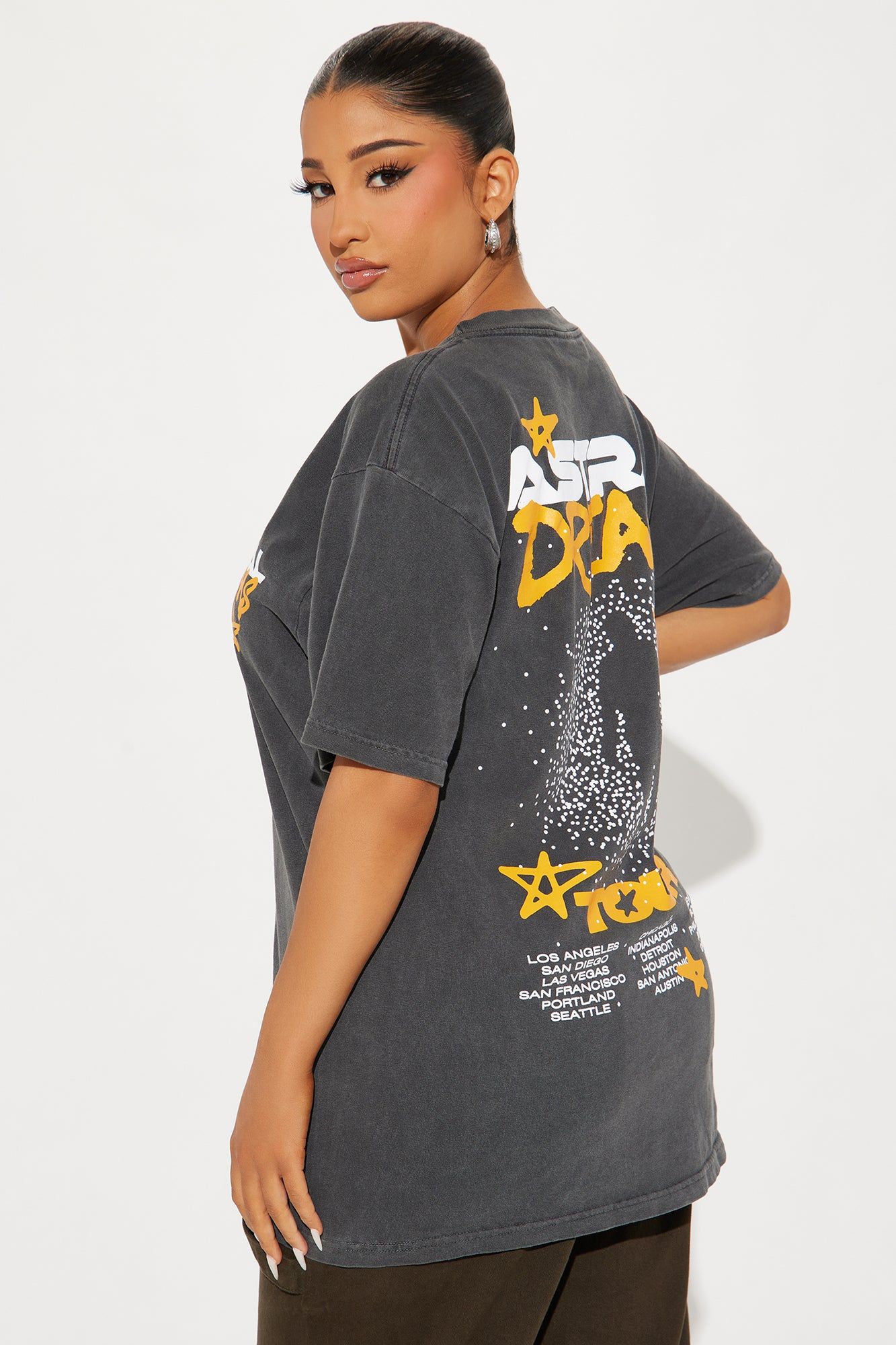 Astral Dream Vintage Washed Tee - Black Wash sold by Fashion Nova product image thumbnail 5