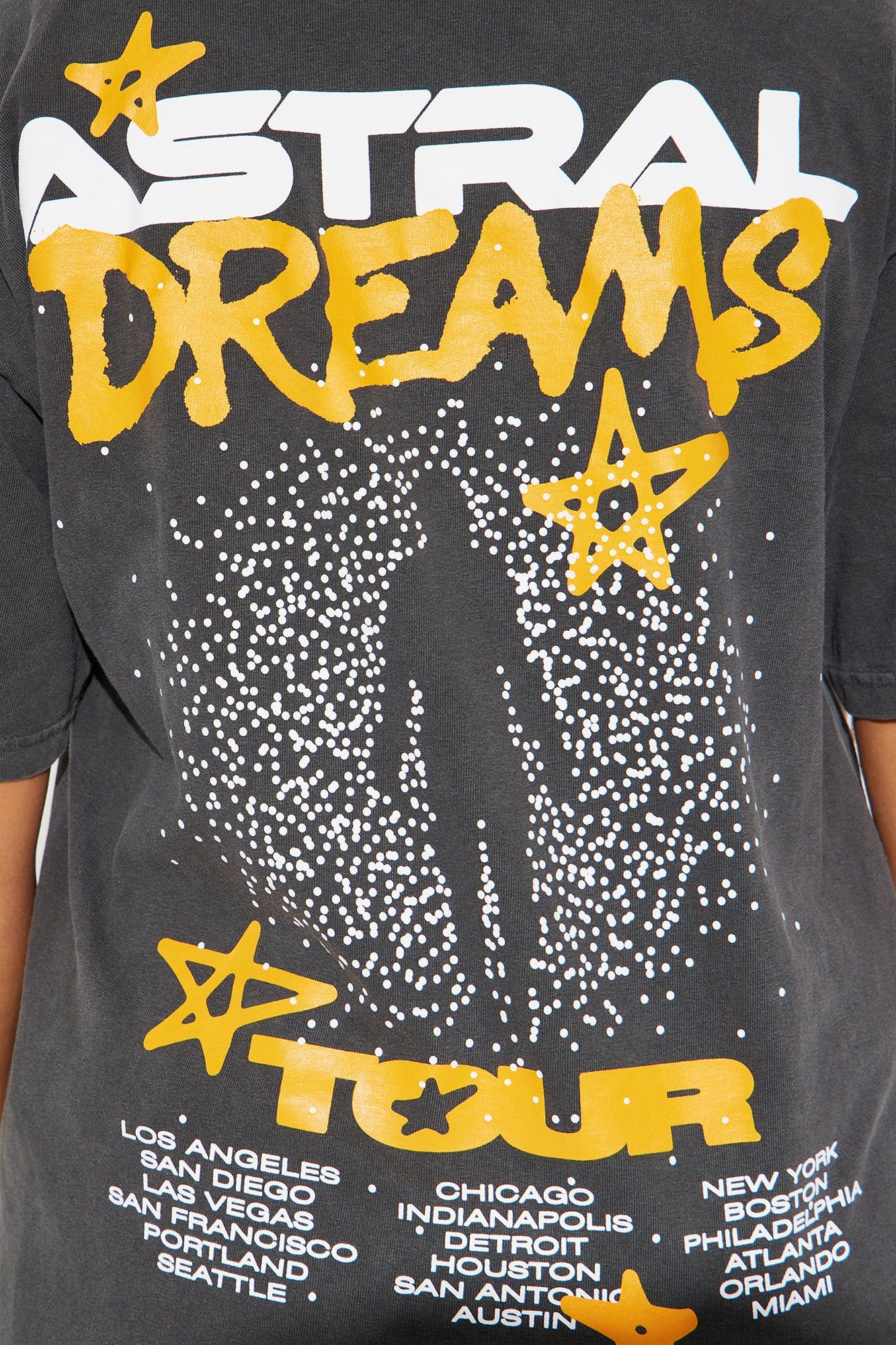 Astral Dream Vintage Washed Tee - Black Wash sold by Fashion Nova product image thumbnail 2