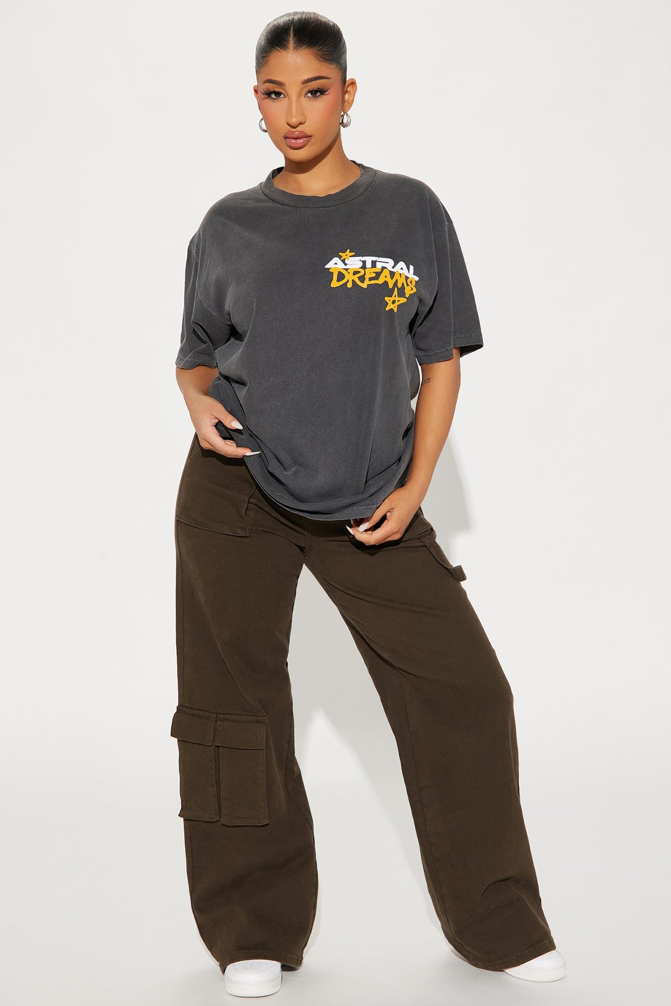 Astral Dream Vintage Washed Tee - Black Wash sold by Fashion Nova product image thumbnail 3