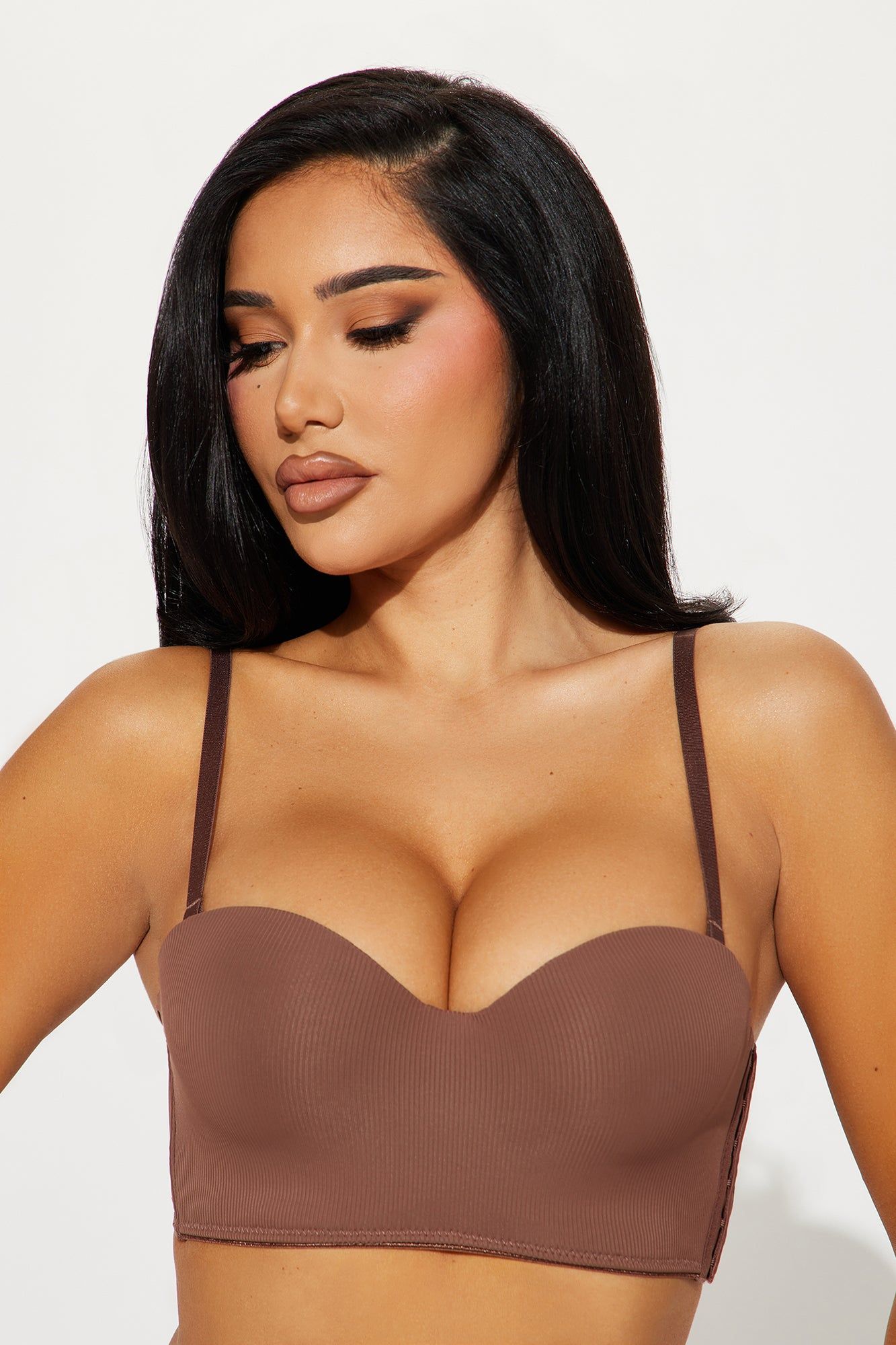 Pick Me Up Multi Way Strapless Bra - Brown sold by Fashion Nova