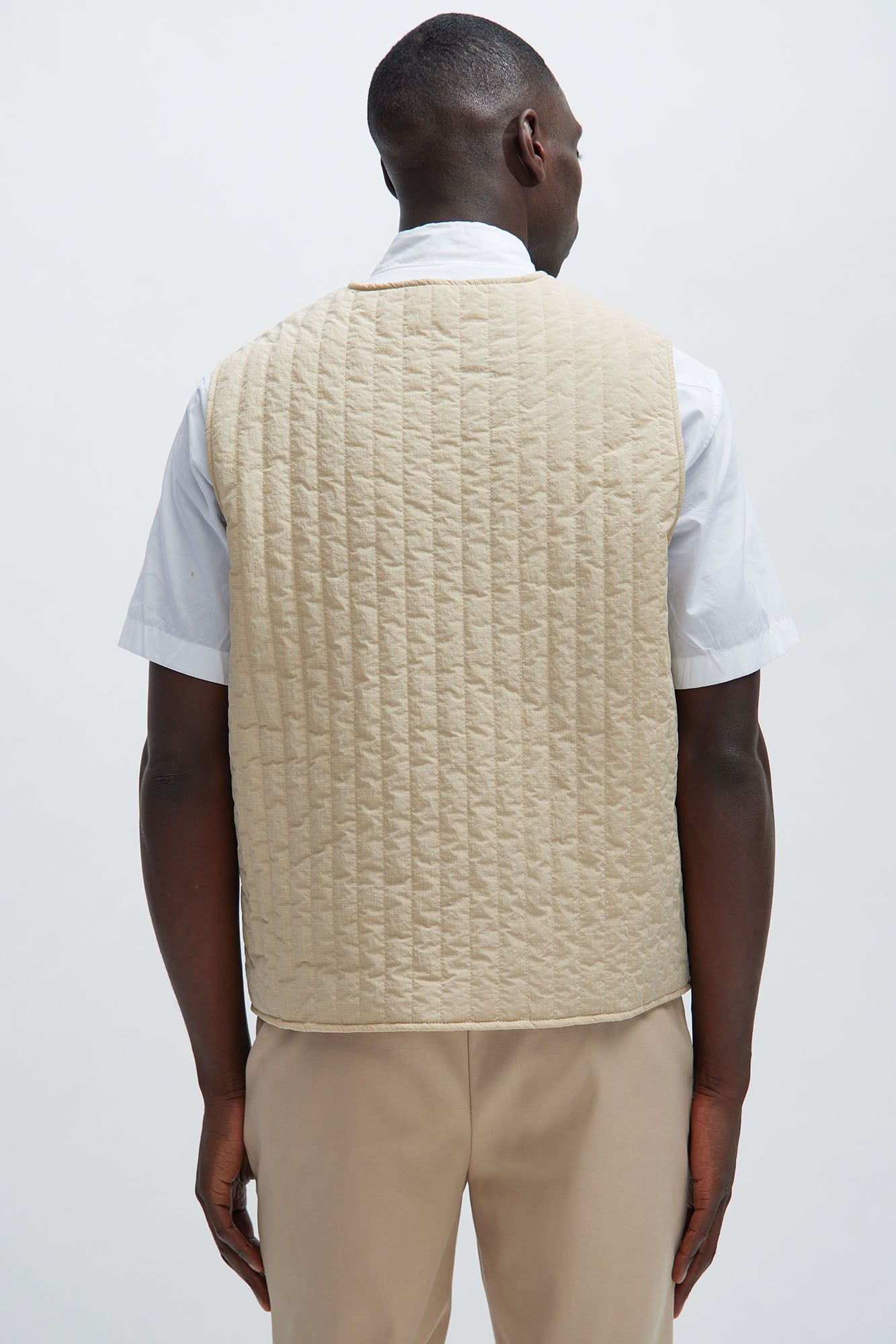 Warren Nylon Vest - Tan sold by Fashion Nova product image thumbnail 4