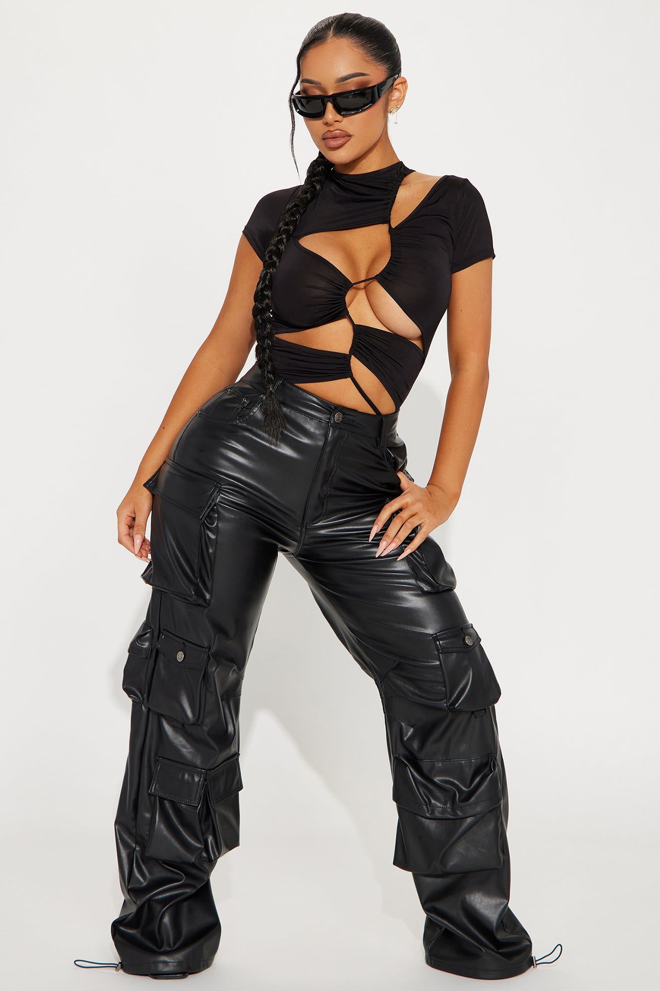 All Caught Up Bodysuit - Black sold by Fashion Nova product image thumbnail 2