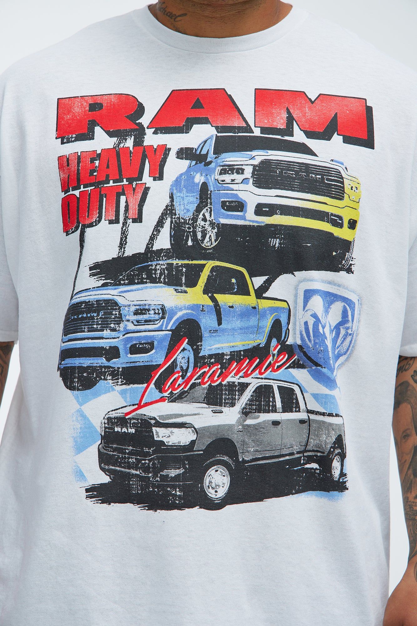 Ram Heavy Duty Trucks Short Sleeve Tee - White sold by Fashion Nova product image thumbnail 5
