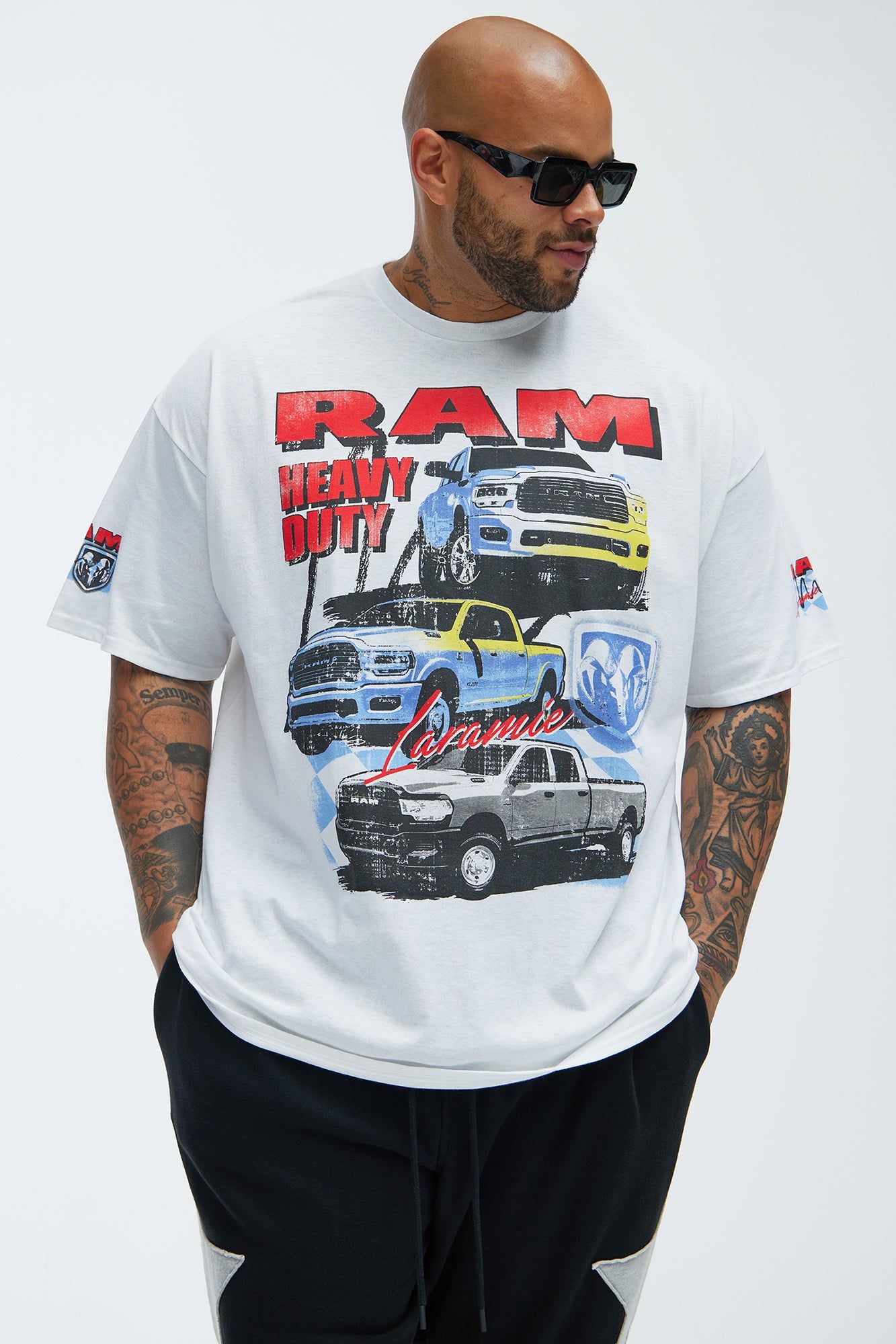 Ram Heavy Duty Trucks Short Sleeve Tee - White sold by Fashion Nova product image thumbnail 4