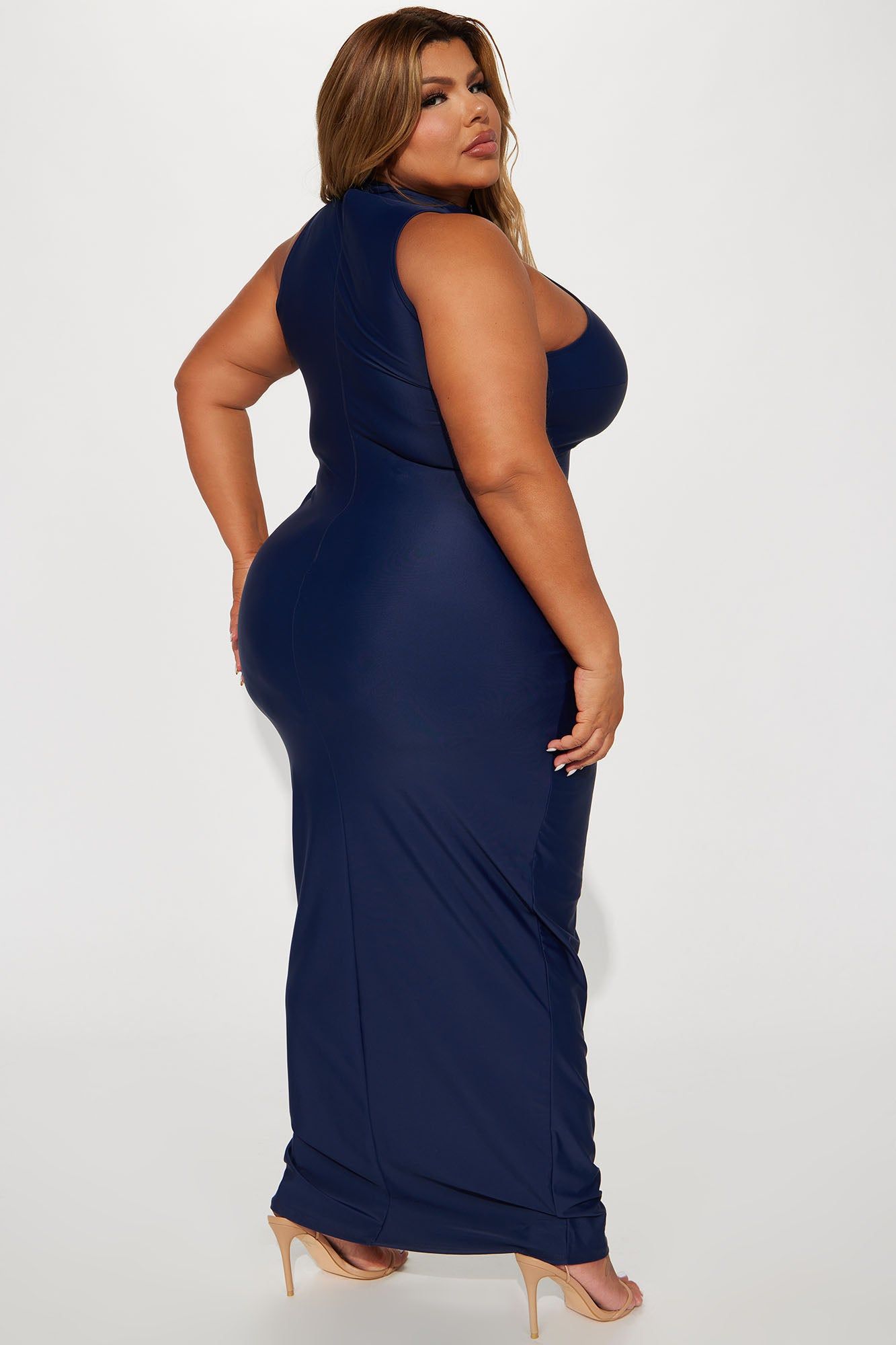 Gabriella Sculpting Maxi Dress - Navy | Parallel