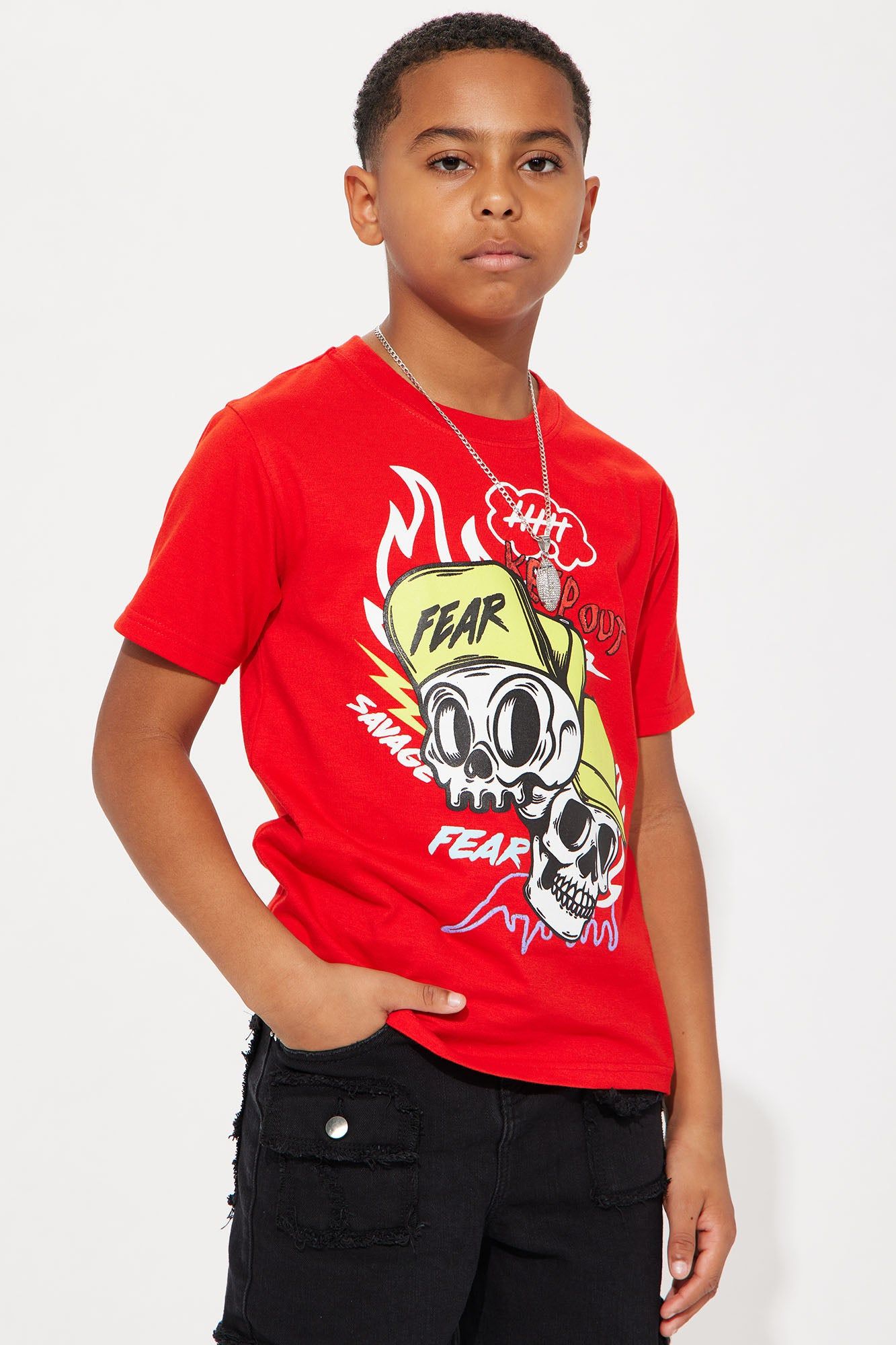 Mini Rebel Short Sleeve Tee - Red sold by Fashion Nova product image thumbnail 2