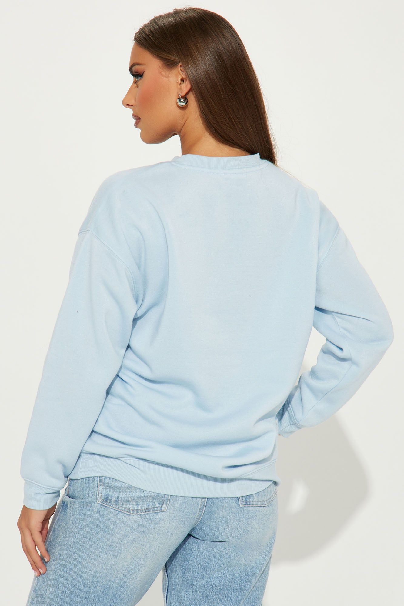 Weekend Vibes Embroidered Sweatshirt - Blue sold by Fashion Nova product image thumbnail 4