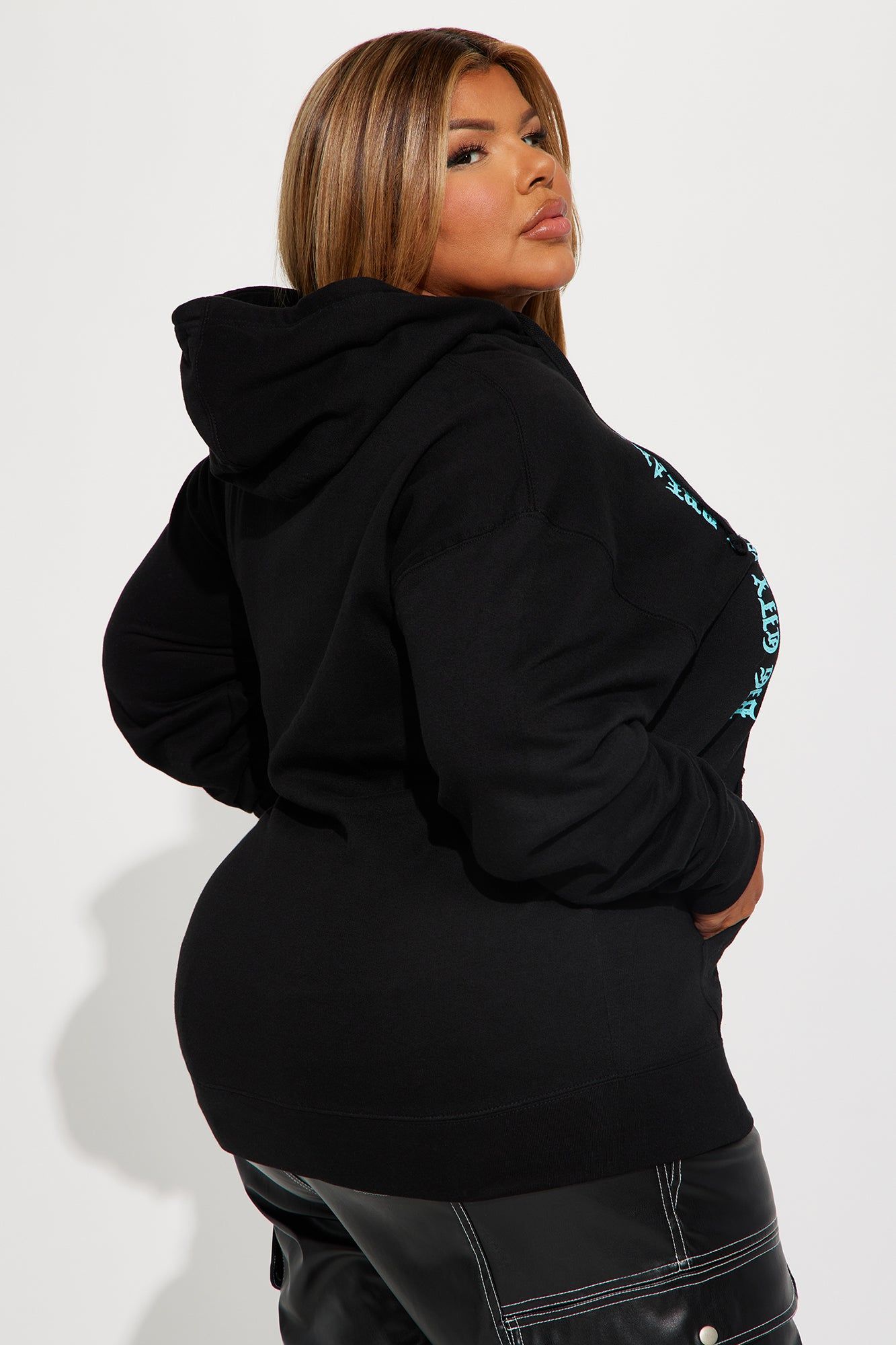 New York Blessed Love Hoodie - Black sold by Fashion Nova product image thumbnail 7