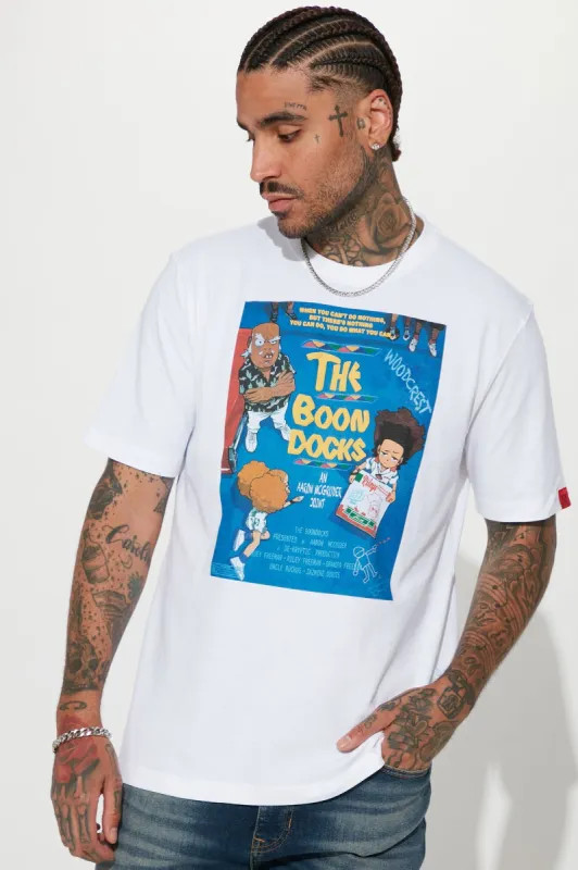 Boondocks Woodcrest Short Sleeve Tee - White sold by Fashion Nova
