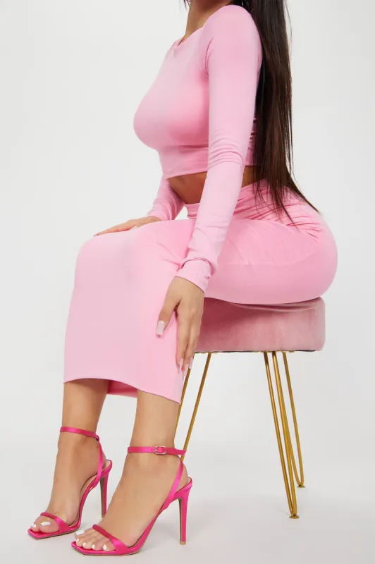 Flirty And Fun Heeled Sandals - Hot Pink sold by Fashion Nova