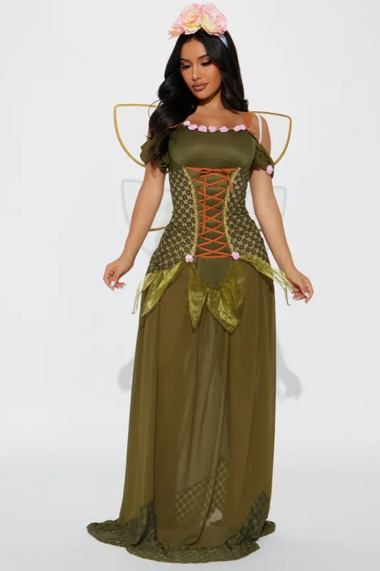 Flower Fairy 3 Piece Costume Set - Green sold by Fashion Nova