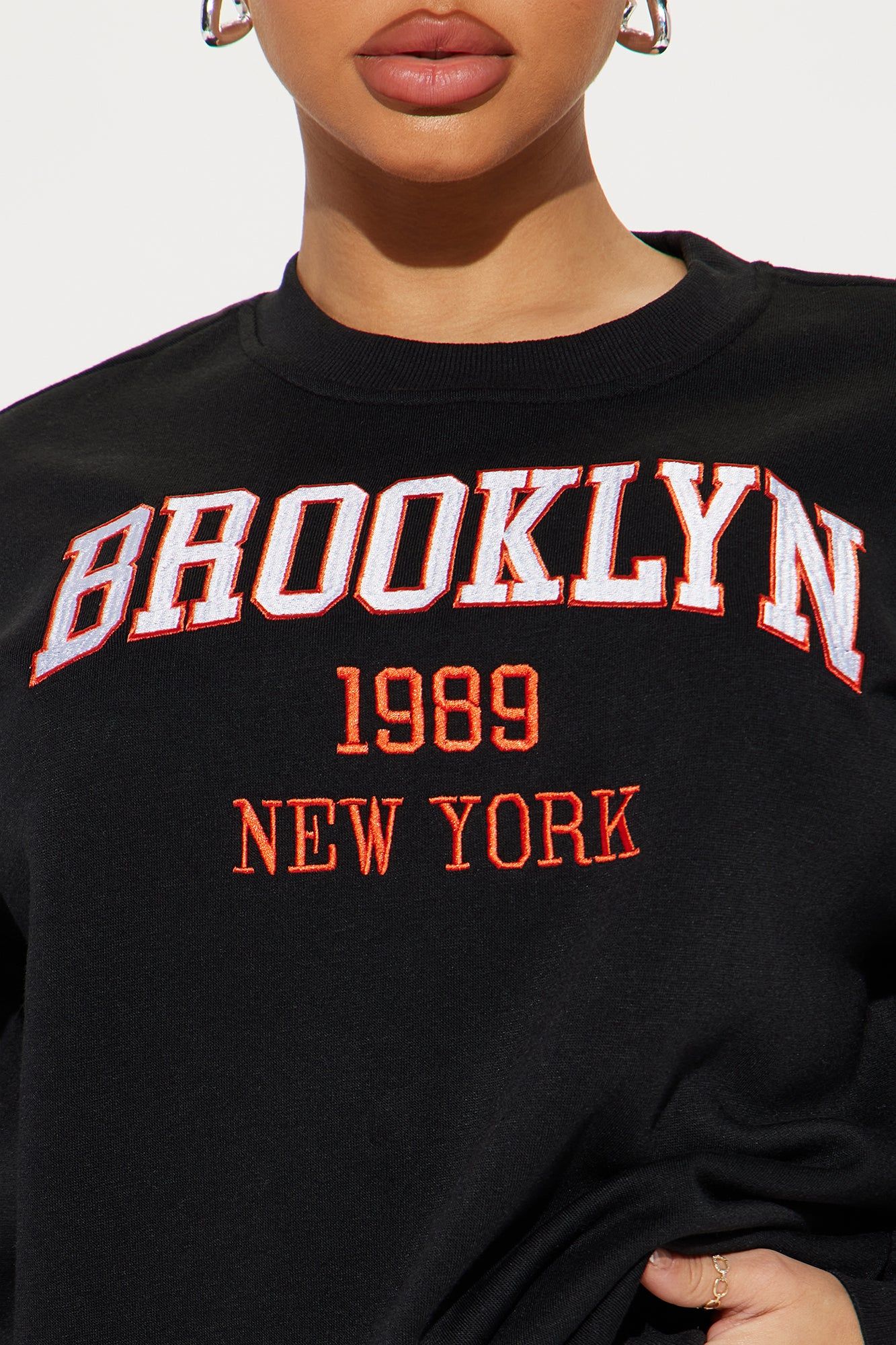 Brooklyn New York Sweatshirt - Black sold by Fashion Nova product image thumbnail 3