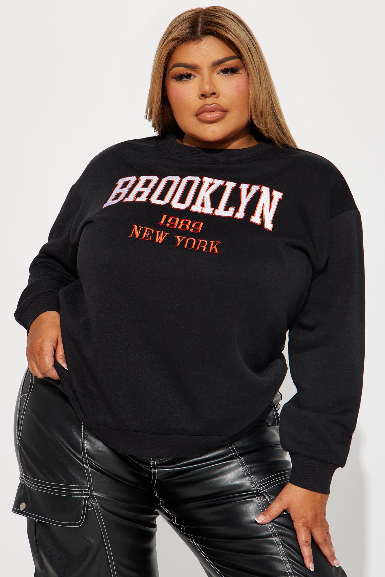 Brooklyn New York Sweatshirt - Black sold by Fashion Nova product image thumbnail 5