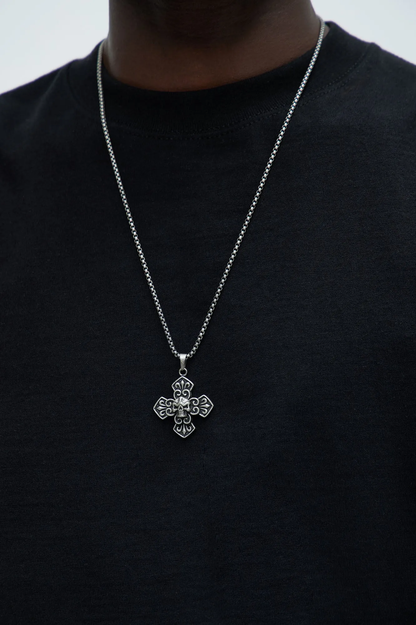 Ed Hardy Metal Necklace Chain - Silver sold by Fashion Nova