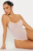 Lust And Shine Rhinestone Teddy - Pink sold by Fashion Nova