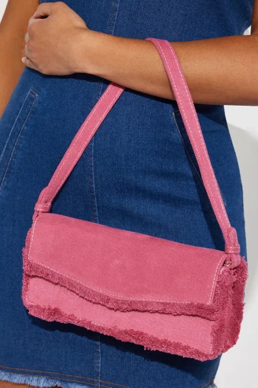 Camila Denim Handbag - Pink sold by Fashion Nova