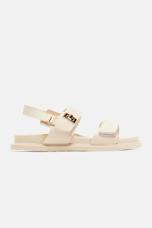 Mayara Sandals - Ivory sold by Fashion Nova