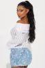 Take Your Time Off Shoulder Sweater - White sold by Fashion Nova