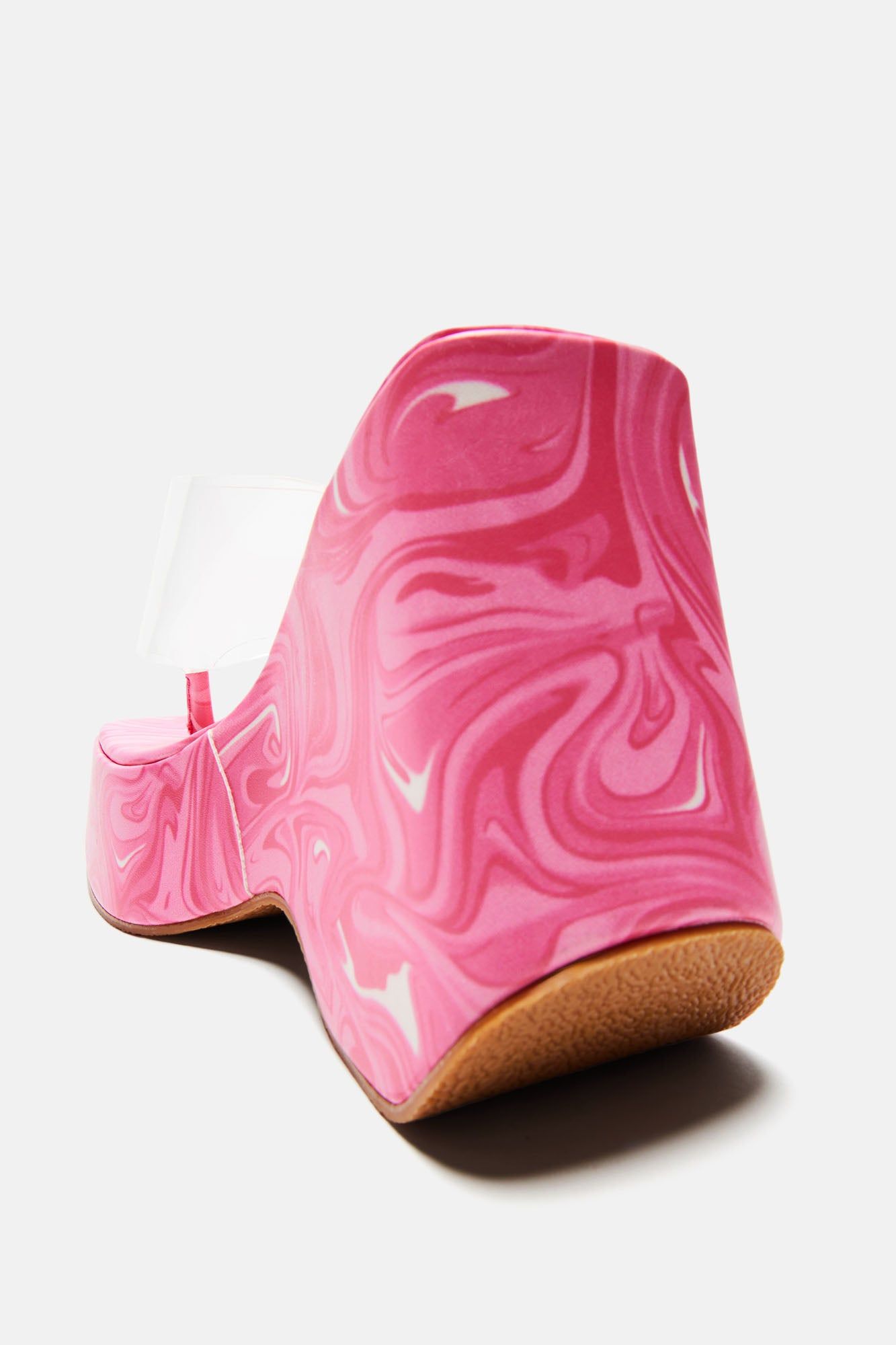 Never Too Extra Platform Wedges - Pink sold by Fashion Nova product image thumbnail 5