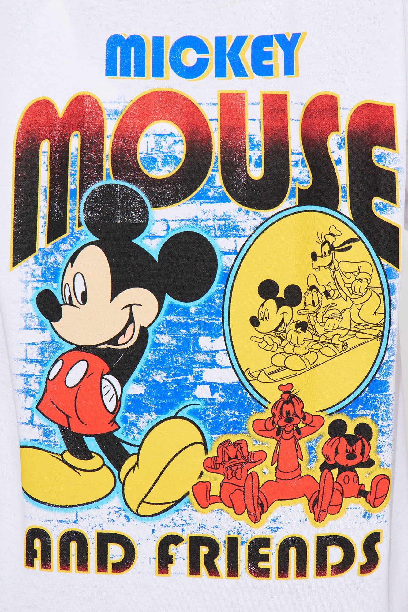 Mickey Mouse And Friends Graphic Tee - White sold by Fashion Nova product image thumbnail 3