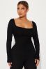 Don't Say Anything Jumpsuit - Black sold by Fashion Nova