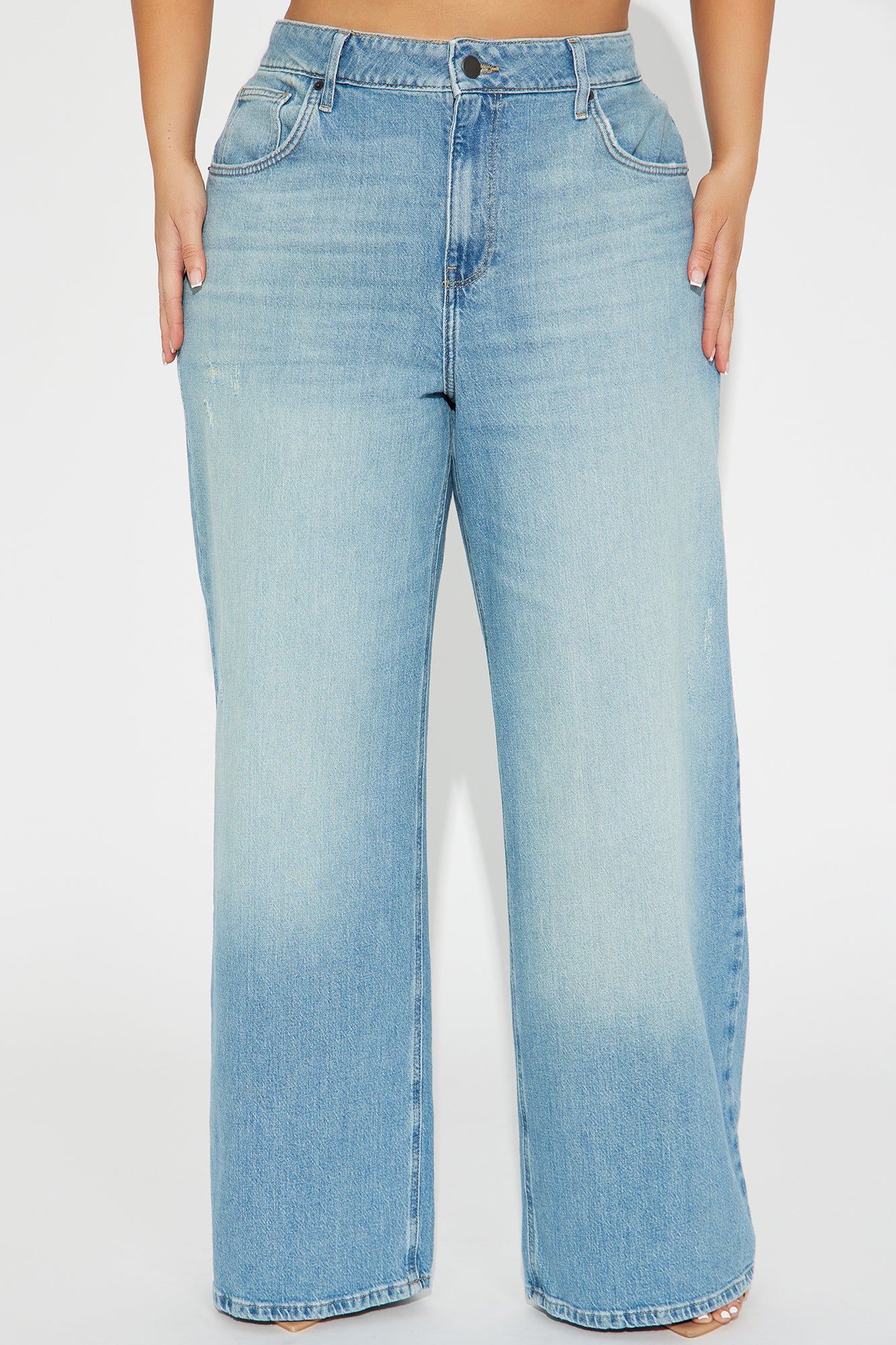 Melody Tinted Baggy Jeans - Vintage Wash sold by Fashion Nova product image thumbnail 5