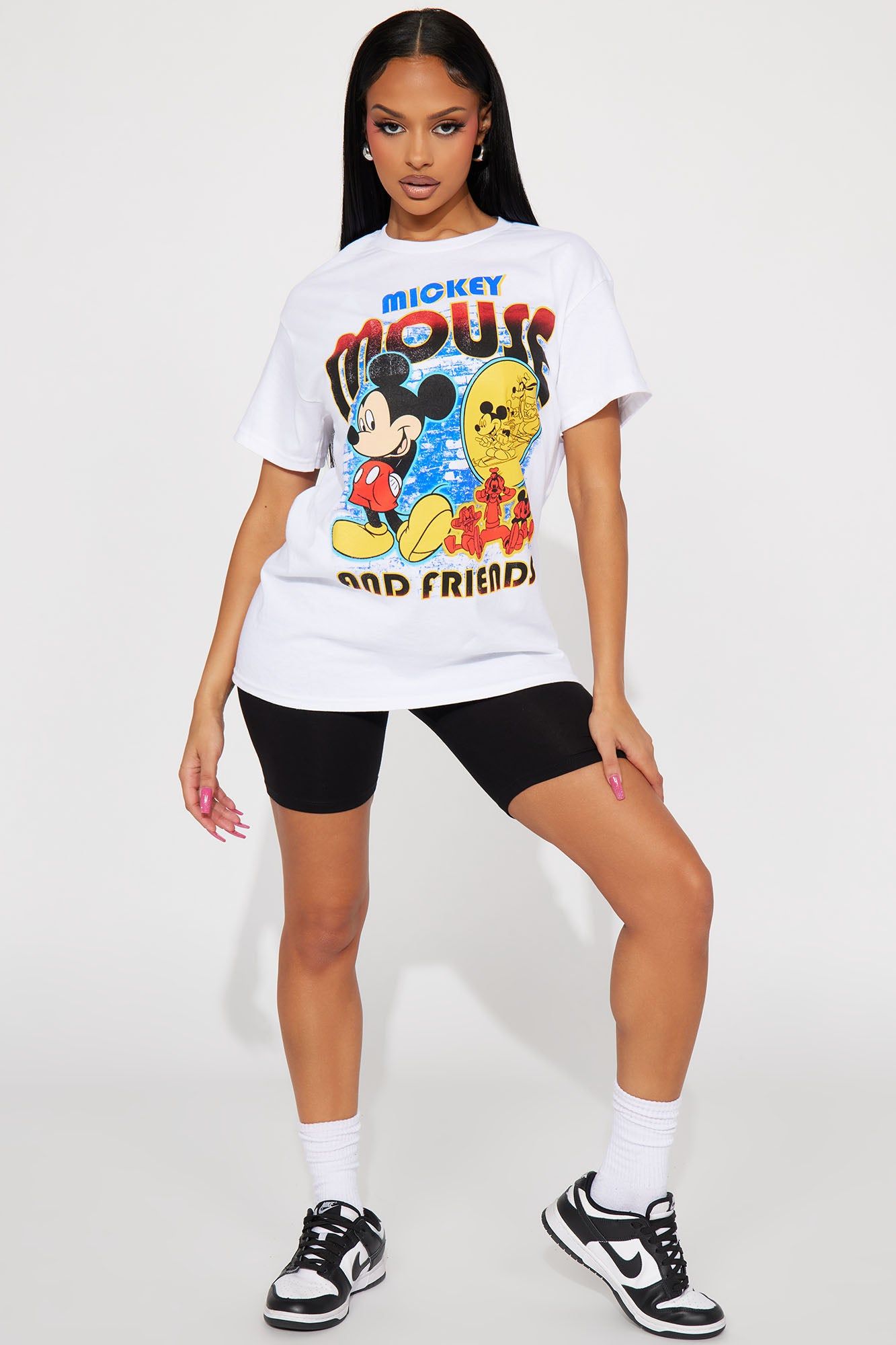 Mickey Mouse And Friends Graphic Tee - White sold by Fashion Nova product image thumbnail 2