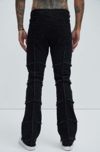 On Repeat Cargo Flare Pants - Black sold by Fashion Nova