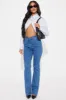 Making Deposits Crossover Stretch Bootcut Jeans - Medium Wash sold by Fashion Nova