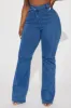 Making Deposits Crossover Stretch Bootcut Jeans - Medium Wash sold by Fashion Nova