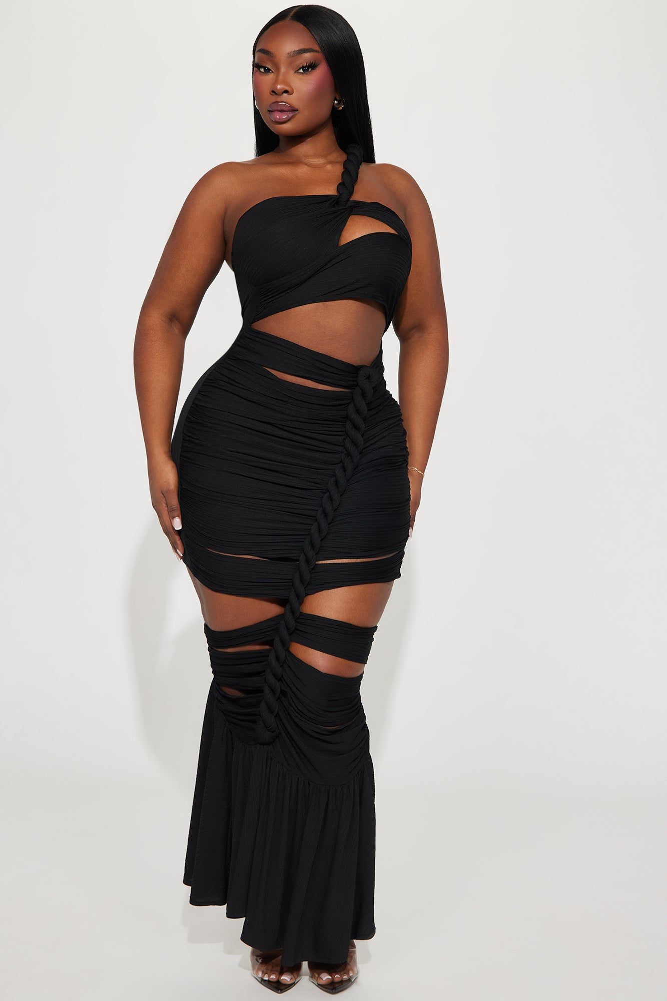 Twist It Up Maxi Dress - Black sold by Fashion Nova product image thumbnail 4