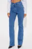 Making Deposits Crossover Stretch Bootcut Jeans - Medium Wash sold by Fashion Nova