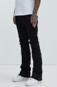 On Repeat Cargo Flare Pants - Black sold by Fashion Nova