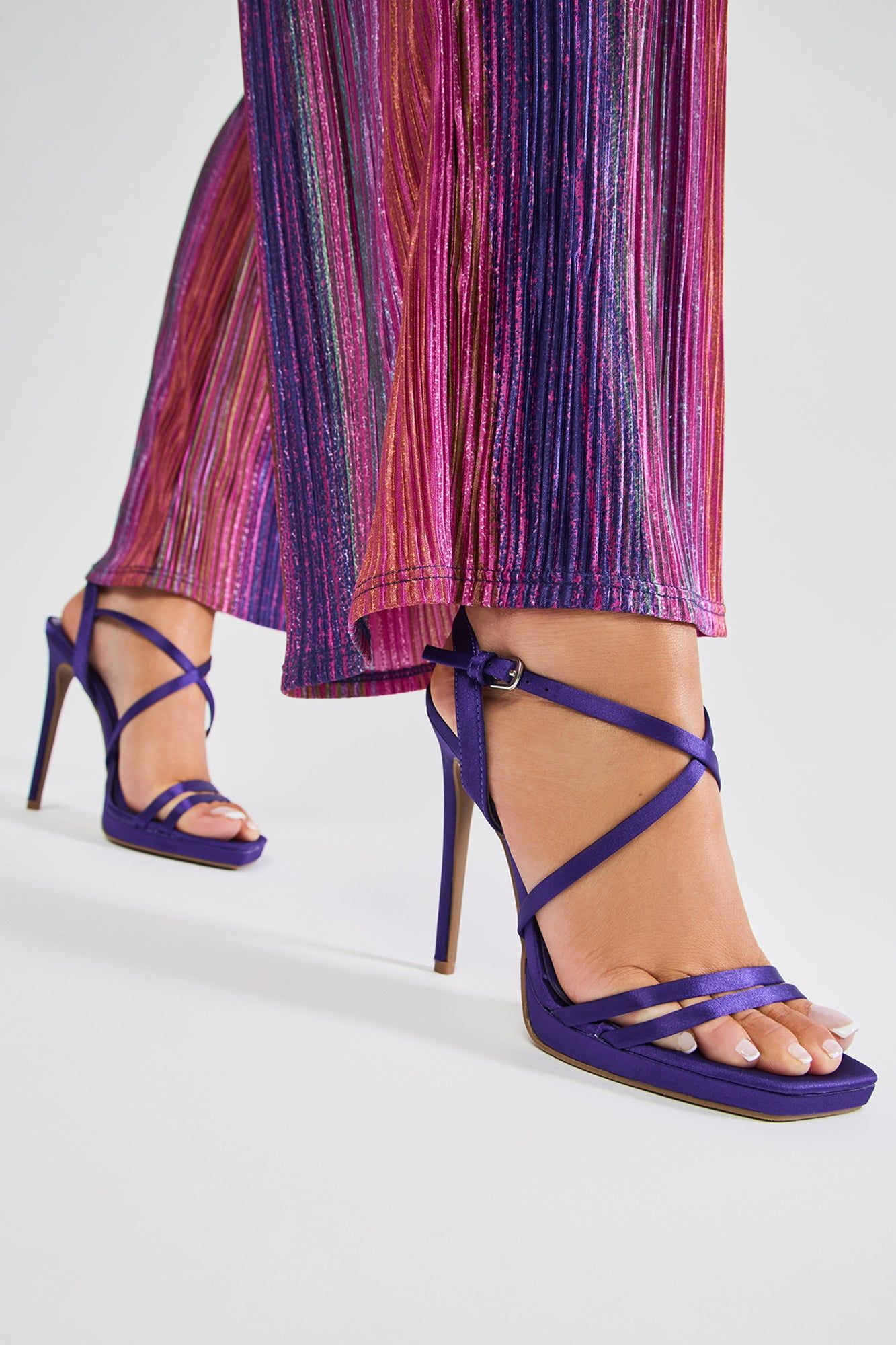 Solina Heeled Sandals - Purple sold by Fashion Nova product image thumbnail 2