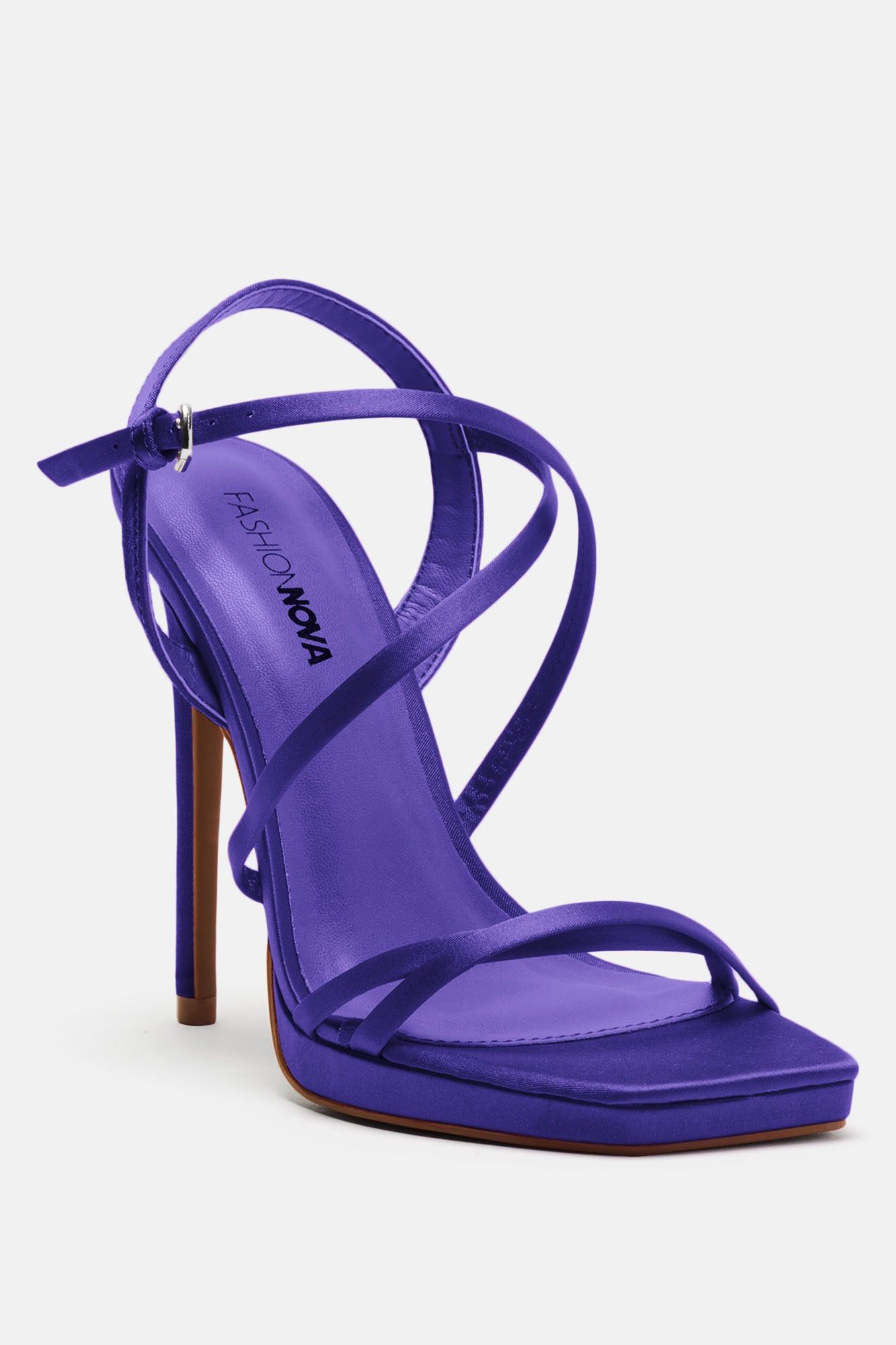 Solina Heeled Sandals - Purple sold by Fashion Nova