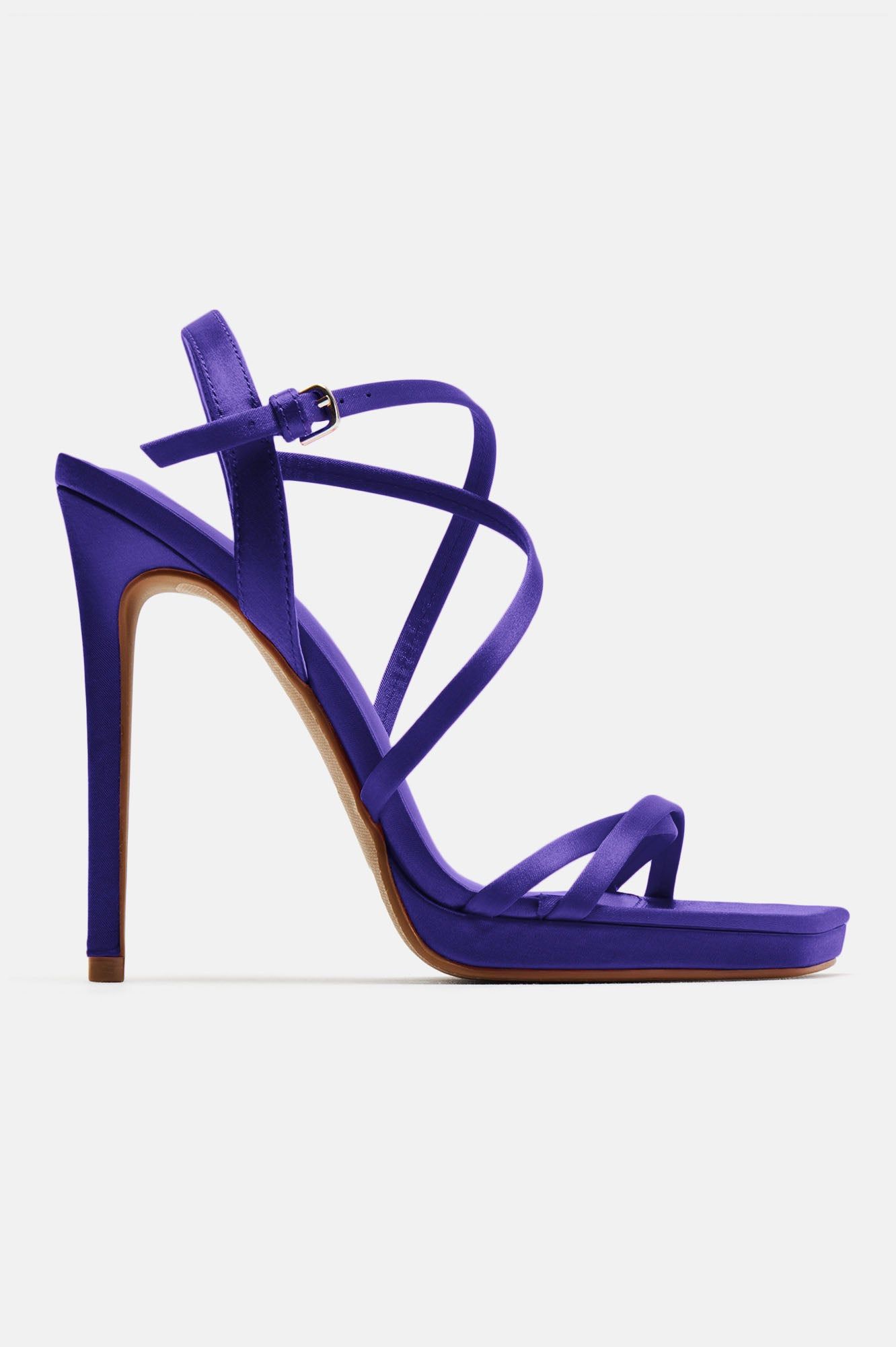 Solina Heeled Sandals - Purple sold by Fashion Nova product image thumbnail 3