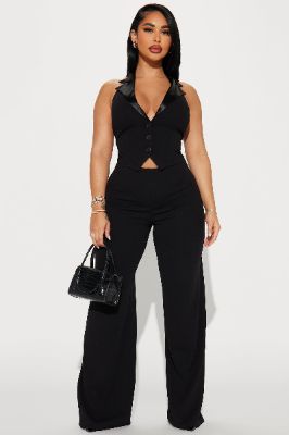 Natasha Marie Jumpsuit - Black made by Fashion Nova